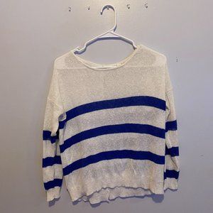 Blue/White Sweater!